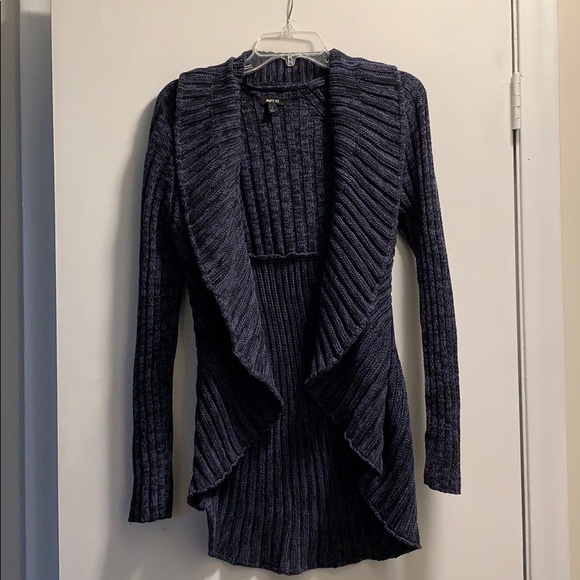 Apt. 9 Sweaters - APT. 9 Blue and Black Cardigan Sweater